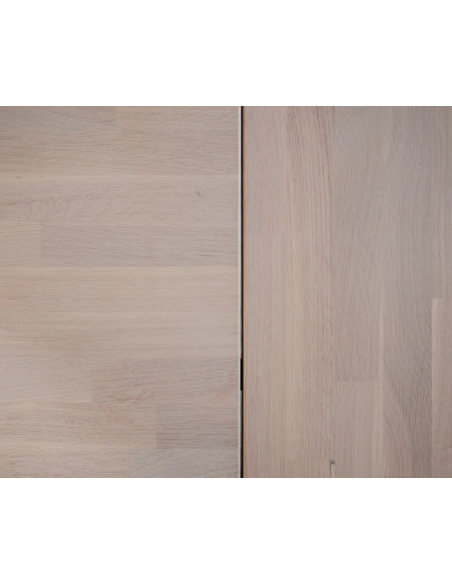 rowico home spisebord i moderne design af egetræ plankebord tillægsplade