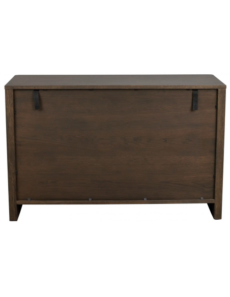 rowico home kommode egetræ moderne eg brun soveværelse