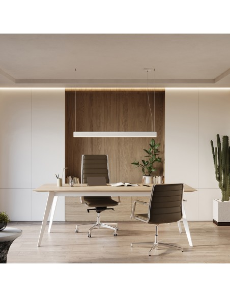 langbordspendel led hvid spisebord stuebord moderne kontor