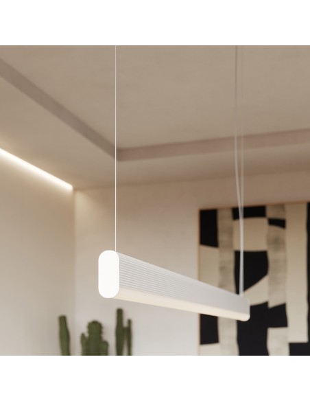 langbordspendel led hvid spisebord stuebord moderne kontor
