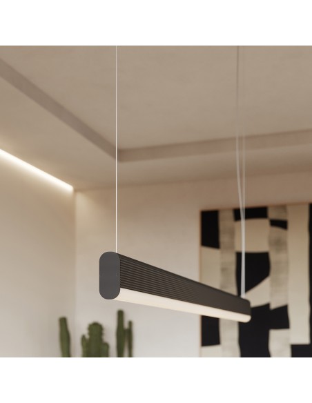 langbordspendel led sort spisebord stuebord moderne kontor