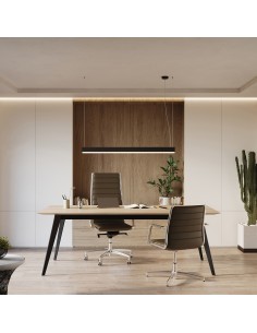 langbordspendel led sort spisebord stuebord moderne kontor 2