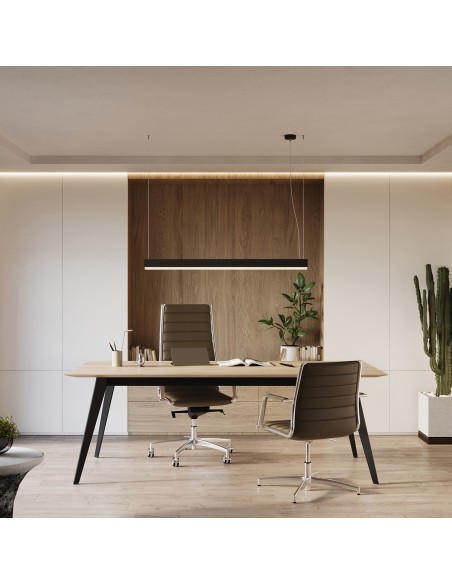 langbordspendel led sort spisebord stuebord moderne kontor