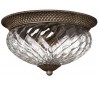 Plantation Plafond Ø40,6 cm 3 x E27 - Aldret bronze