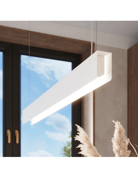 langbordspendel led hvid spisebord stuebord moderne kontor