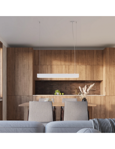 langbordspendel led hvid spisebord stuebord moderne kontor