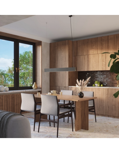 langbordspendel led sort spisebord stuebord moderne kontor