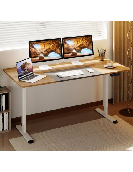 hæve sænke skrivebord højdejusterbart justerbart højde computerbord kontormøbler