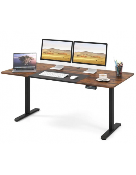 hæve sænke skrivebord højdejusterbart justerbart højde computerbord kontormøbler
