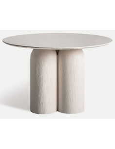 rundt 120 spisebord hvid moderne design 2