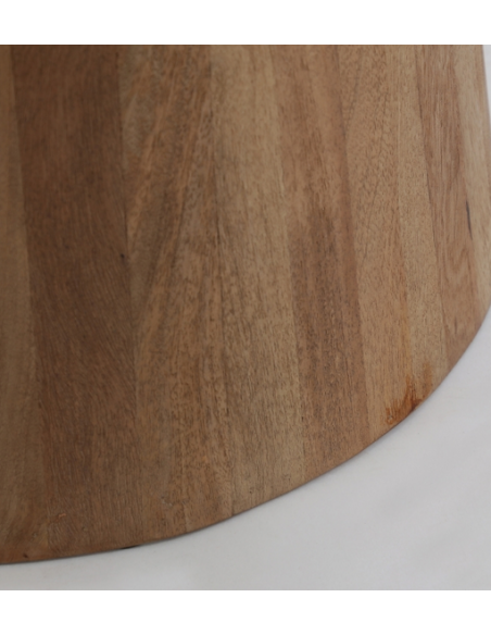 rundt 120 spisebord hvid moderne design terrazzo terrasso beton træ