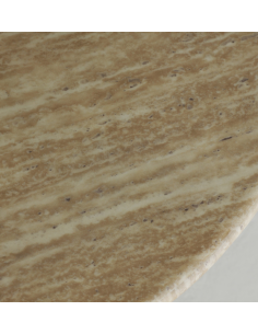 sofabord sten marmor ovalt moderne design 2