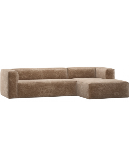 Woood Bean velour stof moderne design chaiselong sofa