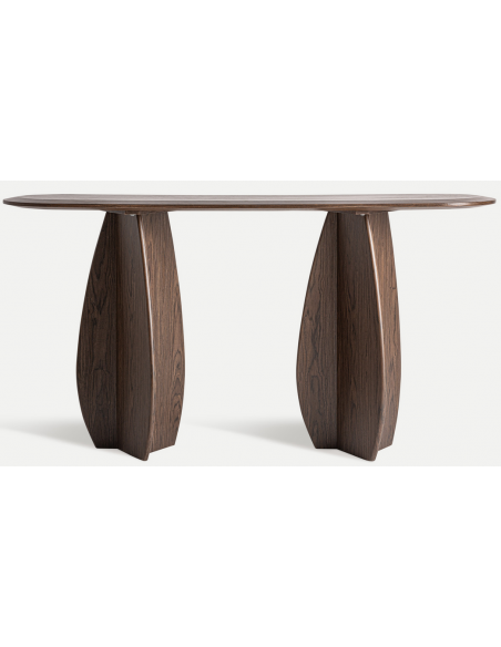 konsol konsolbord træ moderne valnød brun