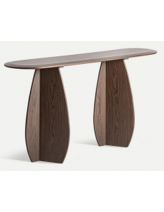 konsol konsolbord træ moderne valnød brun