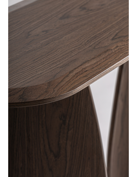 konsol konsolbord træ moderne valnød brun