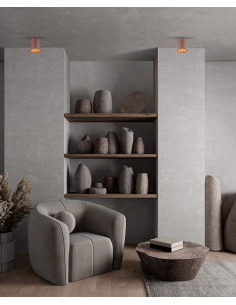 påbygningsspot led beton gu10 2