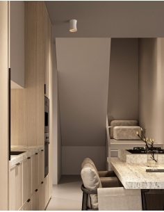 påbygningsspot led gips hvid gu10 2