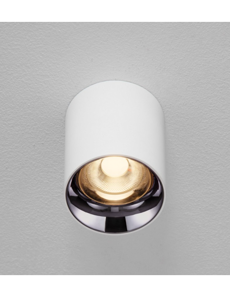 påbygningsspot led mat hvid