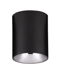 påbygningsspot led mat sort