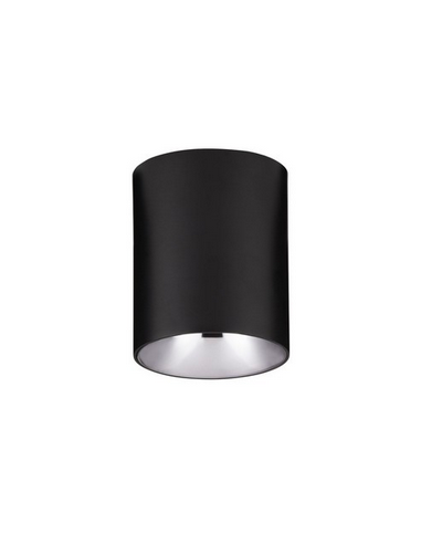 påbygningsspot led mat sort