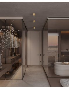 påbygningsspot led mat guld 2