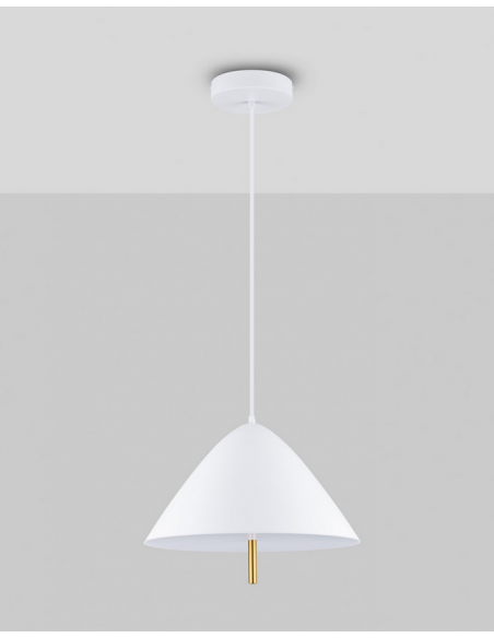 pendellampe loftlampe hvid led design spisebord