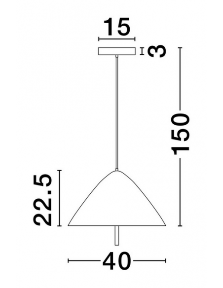 pendellampe loftlampe sort led design spisebord