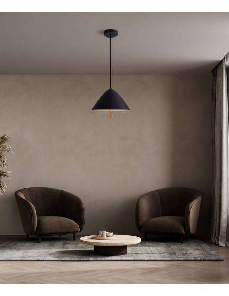 pendellampe loftlampe sort led design spisebord