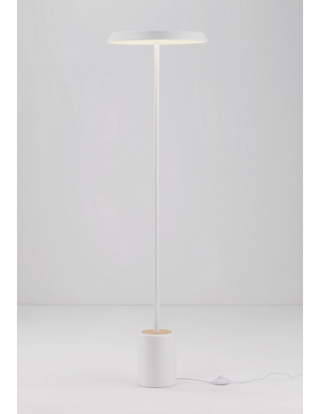 gulvlampe moderne design hvid led
