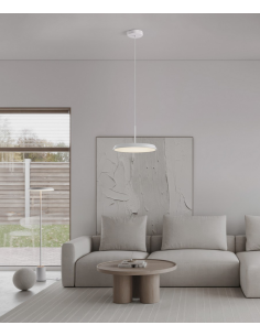 gulvlampe moderne design hvid led 2