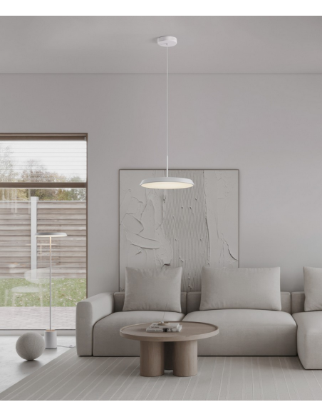 gulvlampe moderne design hvid led