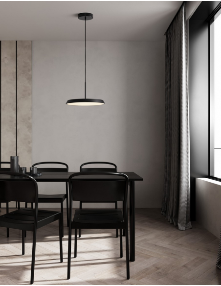 loftlampe pendellampe sort led moderne design