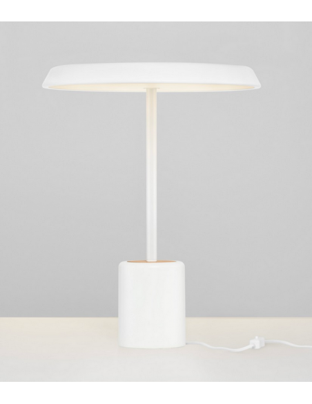 bordlampe moderne design hvid led