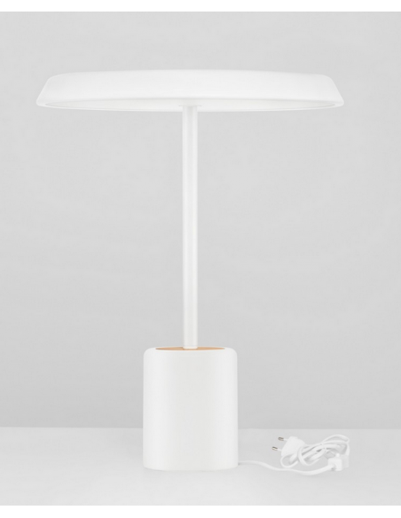 bordlampe moderne design hvid led