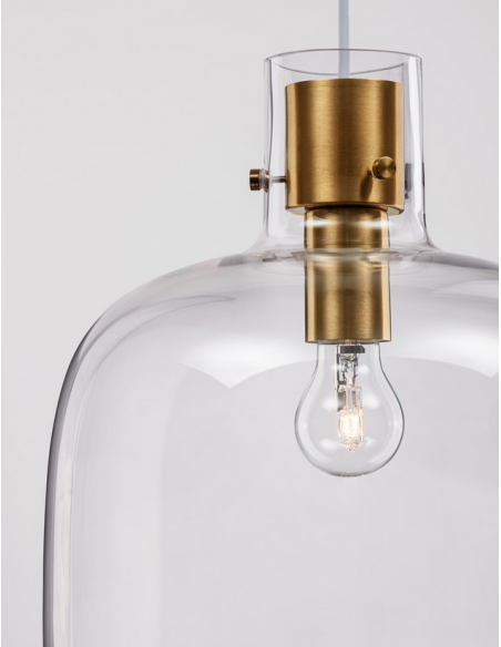 loftlampe pendellampe glas moderne design