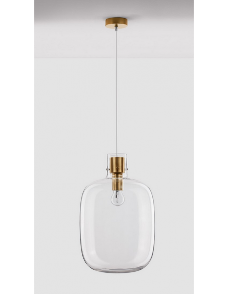 loftlampe pendellampe glas moderne design