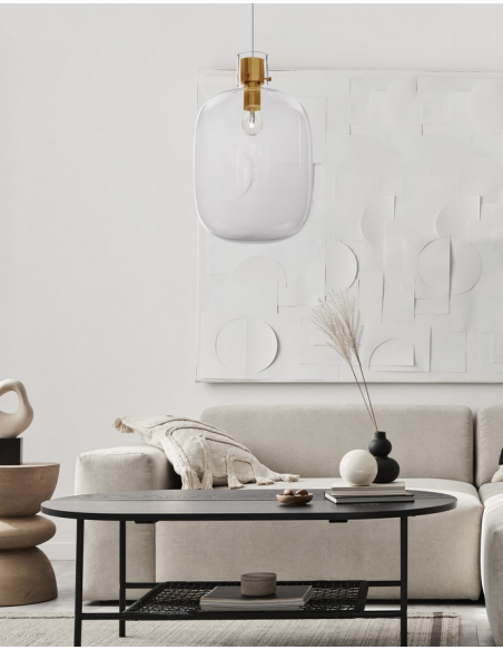 loftlampe pendellampe glas moderne design