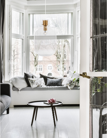 loftlampe pendellampe glas moderne design