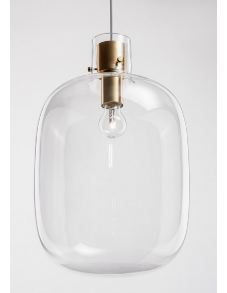 loftlampe pendellampe glas moderne design