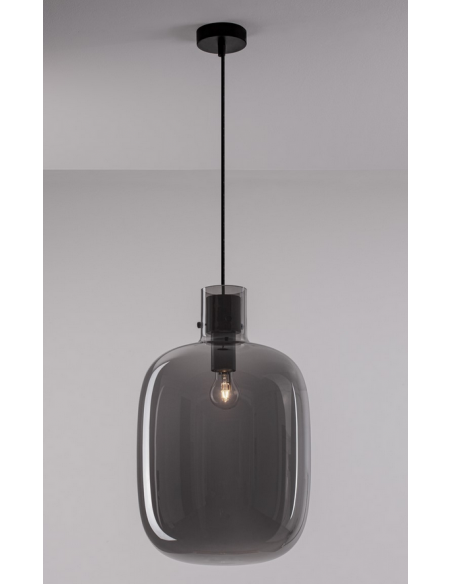 loftlampe pendellampe glas moderne design