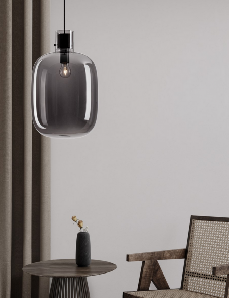 loftlampe pendellampe glas moderne design