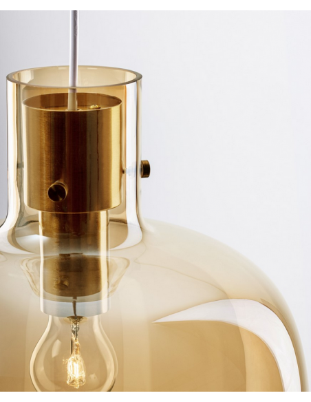 loftlampe pendellampe glas moderne design