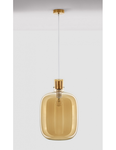 loftlampe pendellampe glas moderne design