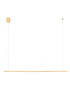 langbordspendel moderne design køkken spisebord guld messing