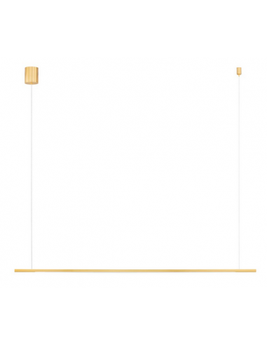 langbordspendel moderne design køkken spisebord guld messing