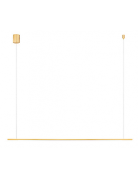 langbordspendel moderne design køkken spisebord guld messing