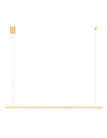 BRILLIA Langbordspendel i aluminium B120 cm 20W LED - Mat guld