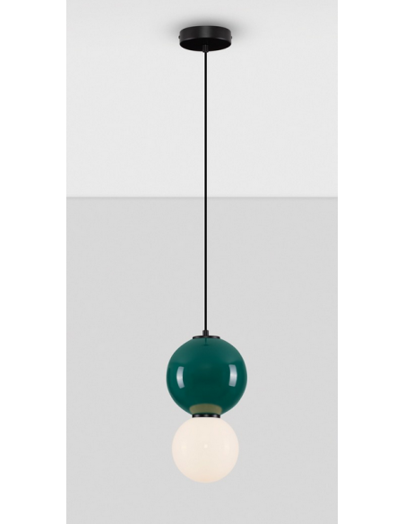loftlampe pendellampe glas moderne design retro