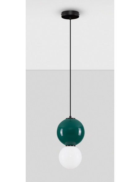 loftlampe pendellampe glas moderne design retro
